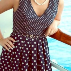 Polka Dot Sleeveless Dress